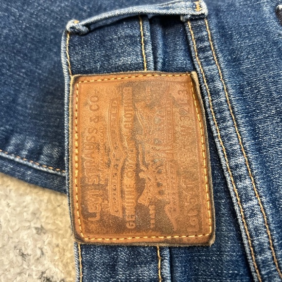 Levi’s  vintage men’s great wash jeans 32 (leng34) some fabric wear on back leg - Picture 14 of 16